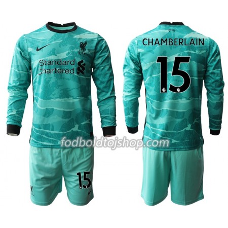 Liverpool Alex Oxlade-Chamberlain 15 Børn Udebane Fodboldsæt 2020-21 L/S (+ Korte bukser)